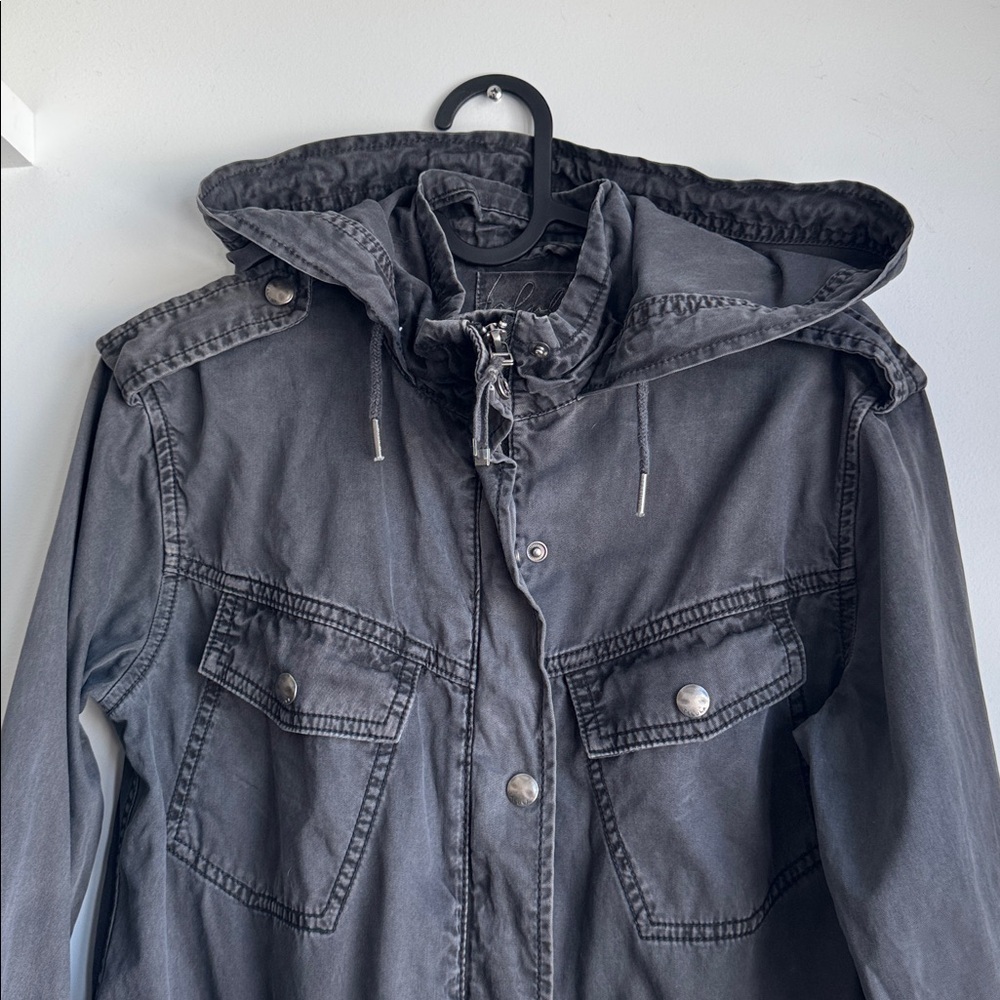 Talula Charcoal Utility Jacket - Picture 3 of 9